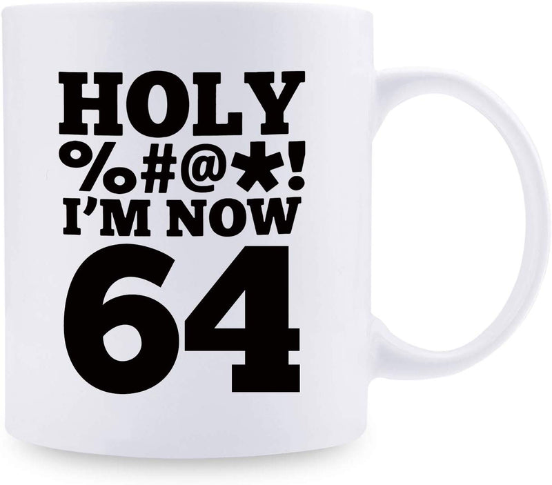 64th Birthday Gifts for Women - 1955 Birthday Gifts for Women, 64 Years Old Birthday Gifts Coffee Mug for Mom, Wife, Friend, Sister, Her, Colleague, Coworker, HOLY MUG - 11oz