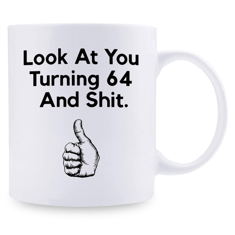 64th Birthday Gifts for Women - 1955 Birthday Gifts for Women, 64 Years Old Birthday Gifts Coffee Mug for Mom, Wife, Friend, Sister, Her, Colleague, Coworker - 11oz