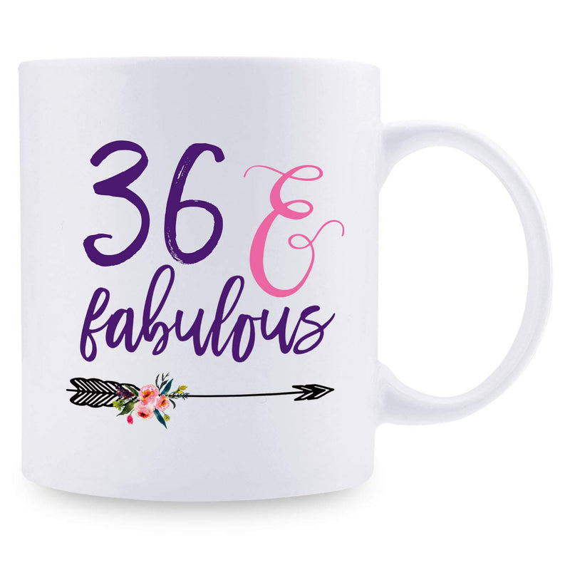 36th Birthday Gifts for Women - 1983 Birthday Gifts for Women, 36 Years Old Birthday Gifts Coffee Mug for Mom, Wife, Friend, Sister, Her, Colleague, Coworker - 11oz