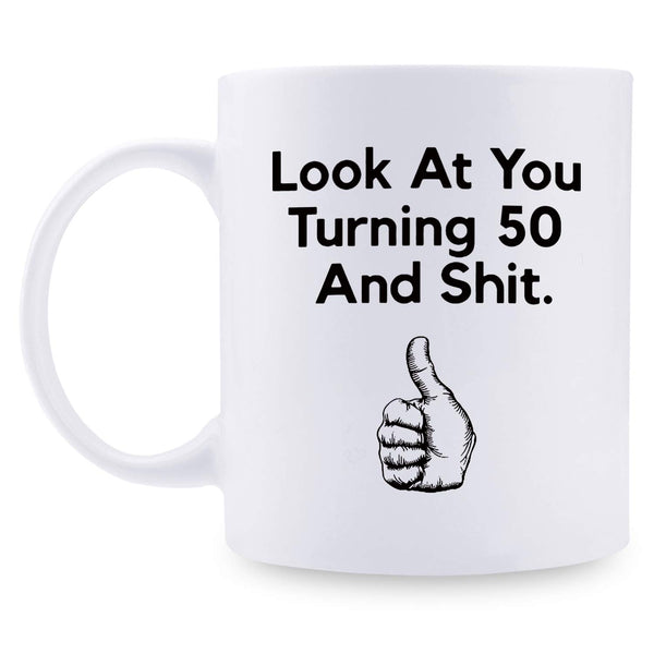 50th Birthday Gifts for Women - 1969 Birthday Gifts for Women, 50 Years Old Birthday Gifts Coffee Mug for Mom, Wife, Friend, Sister, Her, Colleague, Coworker - 11oz