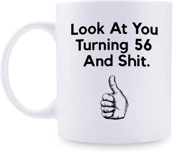 56th Birthday Gifts for Women - 1963 Birthday Gifts for Women, 56 Years Old Birthday Gifts Coffee Mug for Mom, Wife, Friend, Sister, Her, Colleague, Coworker - 11oz