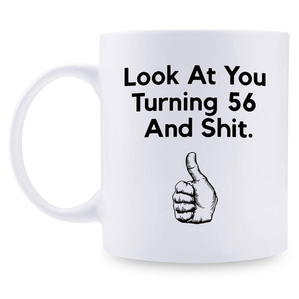 56th Birthday Gifts for Men - 1963 Birthday Gifts for Men, 56 Years Old Birthday Gifts Coffee Mug for Dad, Husband, Friend, Brother, Him, Colleague, Coworker - 11oz