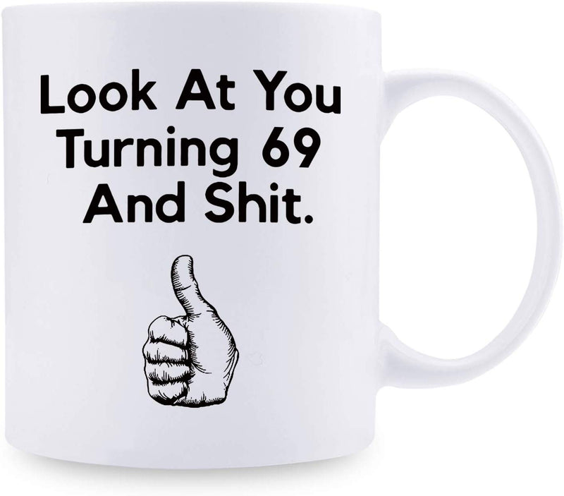 69th Birthday Gifts for Women - 1950 Birthday Gifts for Women, 69 Years Old Birthday Gifts Coffee Mug for Mom, Wife, Friend, Sister, Her, Colleague, Coworker - 11oz