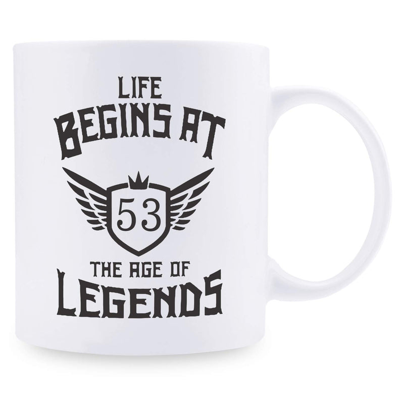 53rd Birthday Gifts for Women - 1966 Birthday Gifts for Women, 53 Years Old Birthday Gifts Coffee Mug for Mom, Wife, Friend, Sister, Her, Colleague, Coworker - 11oz