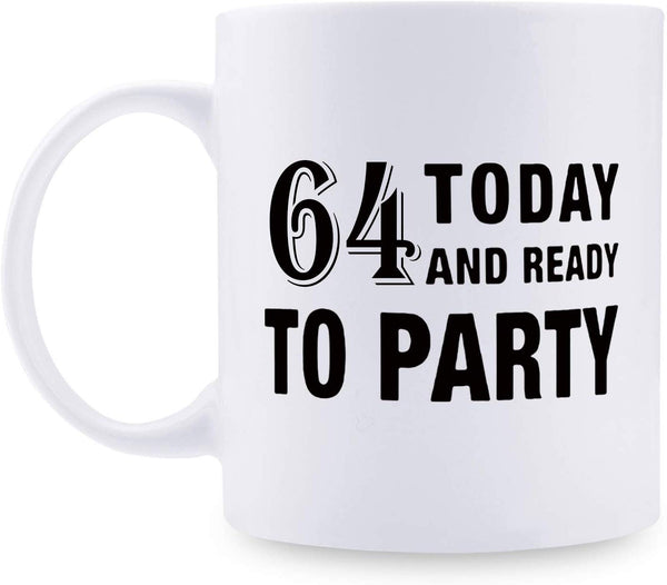 64th Birthday Gifts for Women - 1955 Birthday Gifts for Women, 64 Years Old Birthday Gifts Coffee Mug for Mom, Wife, Friend, Sister, Her, Colleague, Coworker - 11oz