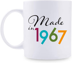 52nd Birthday Gifts for Men - 1967 Birthday Gifts for Men, 52 Years Old Birthday Gifts Coffee Mug for Dad, Husband, Friend, Brother, Him, Colleague, Coworker - 11oz