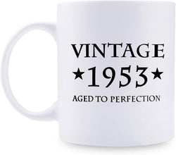 66th Birthday Gifts for Women - 1953 Birthday Gifts for Women, 66 Years Old Birthday Gifts Coffee Mug for Mom, Wife, Friend, Sister, Her, Colleague, Coworker - 11oz