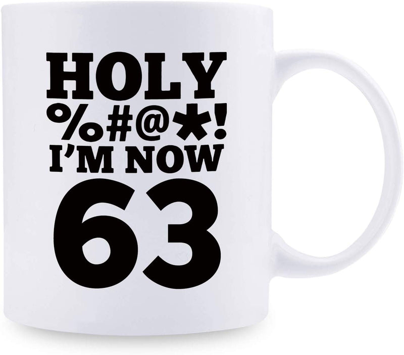 63rd Birthday Gifts for Women - 1956 Birthday Gifts for Women, 63 Years Old Birthday Gifts Coffee Mug for Mom, Wife, Friend, Sister, Her, Colleague, Coworker, HOLY MUG - 11oz