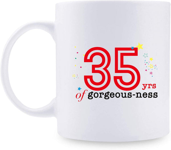 35th Birthday Gifts for Men - 1984 Birthday Gifts for Men, 35 Years Old Birthday Gifts Coffee Mug for Dad, Husband, Friend, Brother, Him, Colleague, Coworker - 11oz