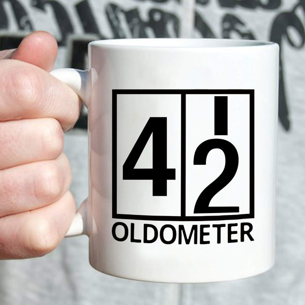 42nd Birthday Gifts for Men - 1977 Birthday Gifts for Men, 42 Years Old Birthday Gifts Coffee Mug for Dad, Husband, Friend, Brother, Him, Colleague, Coworker, Oldometer Mug - 11oz