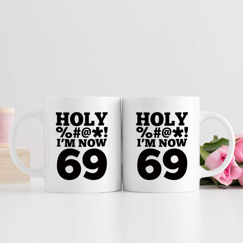 69th Birthday Gifts for Women - 1950 Birthday Gifts for Women, 69 Years Old Birthday Gifts Coffee Mug for Mom, Wife, Friend, Sister, Her, Colleague, Coworker, HOLY MUG - 11oz