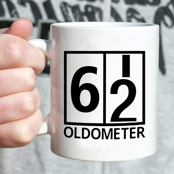 62nd Birthday Gifts for Men - 1957 Birthday Gifts for Men, 62 Years Old Birthday Gifts Coffee Mug for Dad, Husband, Friend, Brother, Him, Colleague, Coworker, Oldometer Mug - 11oz