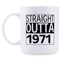 48th Birthday Gifts for Men - 1971 Birthday Gifts for Men, 48 Years Old Birthday Gifts Coffee Mug for Dad, Husband, Friend, Brother, Him, Colleague, Coworker - 11oz