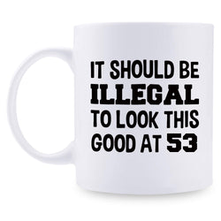 53rd Birthday Gifts for Men - 1966 Birthday Gifts for Men, 53 Years Old Birthday Gifts Coffee Mug for Dad, Husband, Friend, Brother, Him, Colleague, Coworker - 11oz