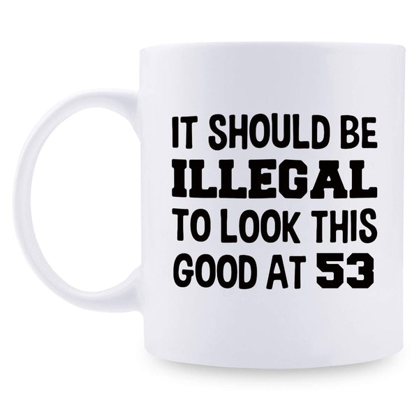 53rd Birthday Gifts for Men - 1966 Birthday Gifts for Men, 53 Years Old Birthday Gifts Coffee Mug for Dad, Husband, Friend, Brother, Him, Colleague, Coworker - 11oz