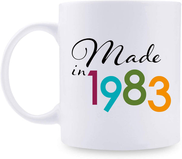 36th Birthday Gifts for Men - 1983 Birthday Gifts for Men, 36 Years Old Birthday Gifts Coffee Mug for Dad, Husband, Friend, Brother, Him, Colleague, Coworker - 11oz