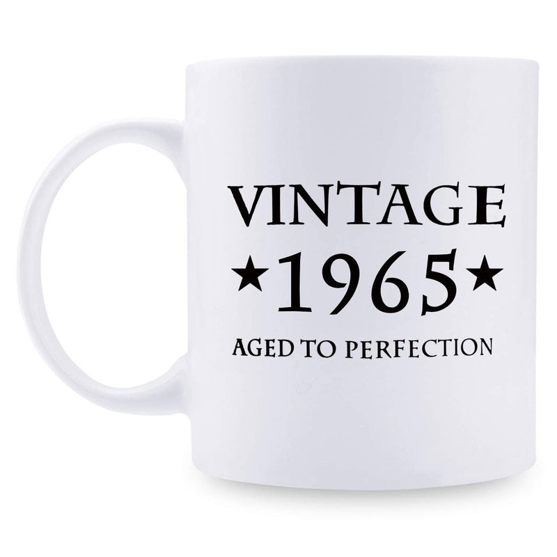 54th Birthday Gifts for Men - 1965 Birthday Gifts for Men, 54 Years Old Birthday Gifts Coffee Mug for Dad, Husband, Friend, Brother, Him, Colleague, Coworker - 11oz