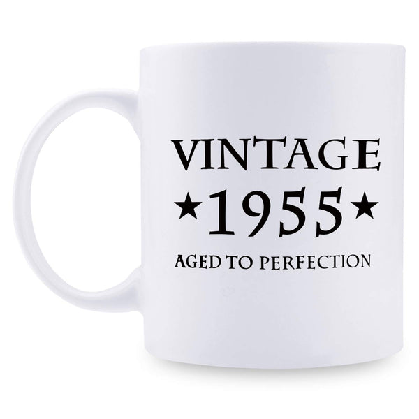 64th Birthday Gifts for Men - 1955 Birthday Gifts for Men, 64 Years Old Birthday Gifts Coffee Mug for Dad, Husband, Friend, Brother, Him, Colleague, Coworker - 11oz