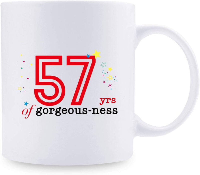 57th Birthday Gifts for Men - 1962 Birthday Gifts for Men, 57 Years Old Birthday Gifts Coffee Mug for Dad, Husband, Friend, Brother, Him, Colleague, Coworker - 11oz