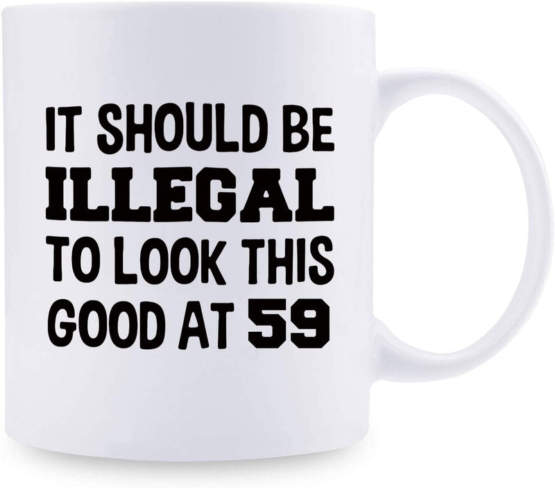 59th Birthday Gifts for Men - 1960 Birthday Gifts for Men, 59 Years Old Birthday Gifts Coffee Mug for Dad, Husband, Friend, Brother, Him, Colleague, Coworker - 11oz