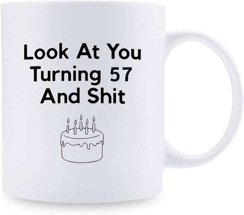 57th Birthday Gifts for Women - 1962 Birthday Gifts for Women, 57 Years Old Birthday Gifts Coffee Mug for Mom, Wife, Friend, Sister, Her, Colleague, Coworker - 11oz