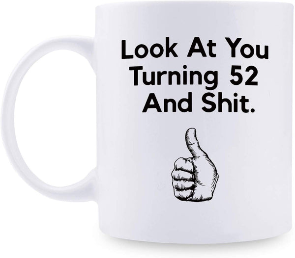 52nd Birthday Gifts for Men - 1967 Birthday Gifts for Men, 52 Years Old Birthday Gifts Coffee Mug for Dad, Husband, Friend, Brother, Him, Colleague, Coworker - 11oz