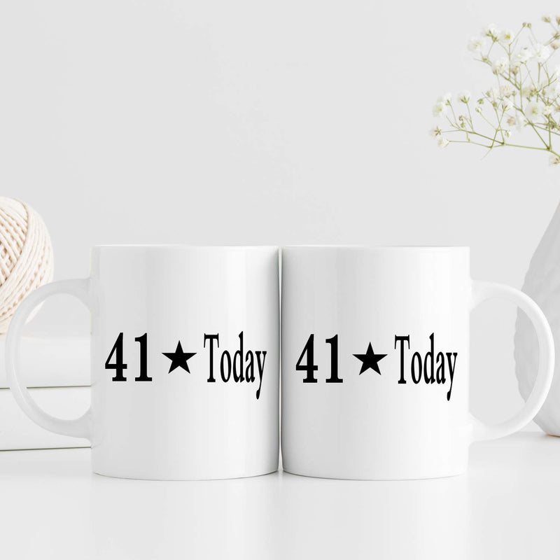 41st Birthday Gifts for Women - 1978 Birthday Gifts for Women, 41 Years Old Birthday Gifts Coffee Mug for Mom, Wife, Friend, Sister, Her, Colleague, Coworker - 11oz