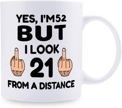 52nd Birthday Gifts For Men - 1967 Birthday Gifts for Men, 52 Years Old Birthday Gifts Coffee Mug for Dad, Husband, Friend, Brother, Him, Colleague, Coworker - 11oz