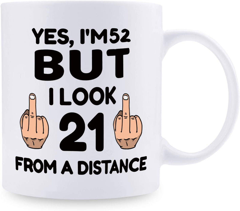 52nd Birthday Gifts For Men - 1967 Birthday Gifts for Men, 52 Years Old Birthday Gifts Coffee Mug for Dad, Husband, Friend, Brother, Him, Colleague, Coworker - 11oz