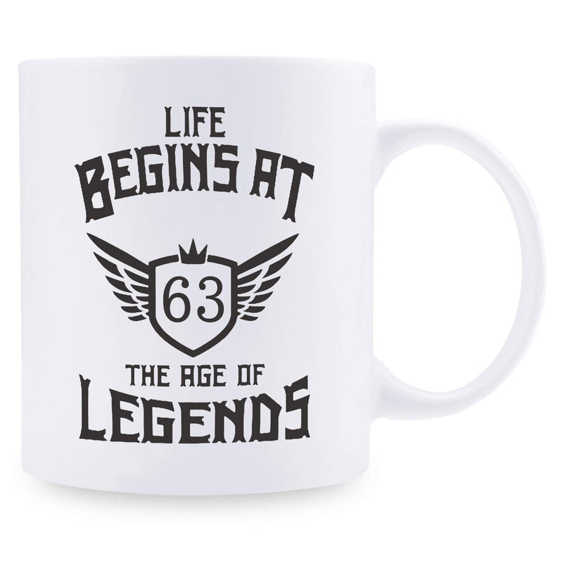 63rd Birthday Gifts for Women - 1956 Birthday Gifts for Women, 63 Years Old Birthday Gifts Coffee Mug for Mom, Wife, Friend, Sister, Her, Colleague, Coworker - 11oz