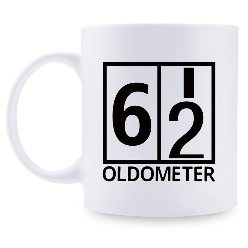 62nd Birthday Gifts for Women - 1957 Birthday Gifts for Women, 62 Years Old Birthday Gifts Coffee Mug for Mom, Wife, Friend, Sister, Her, Colleague, Coworker, Oldometer Mug - 11oz