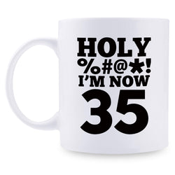 35th Birthday Gifts for Women - 1984 Birthday Gifts for Women, 35 Years Old Birthday Gifts Coffee Mug for Mom, Wife, Friend, Sister, Her, Colleague, Coworker, HOLY MUG- 11oz