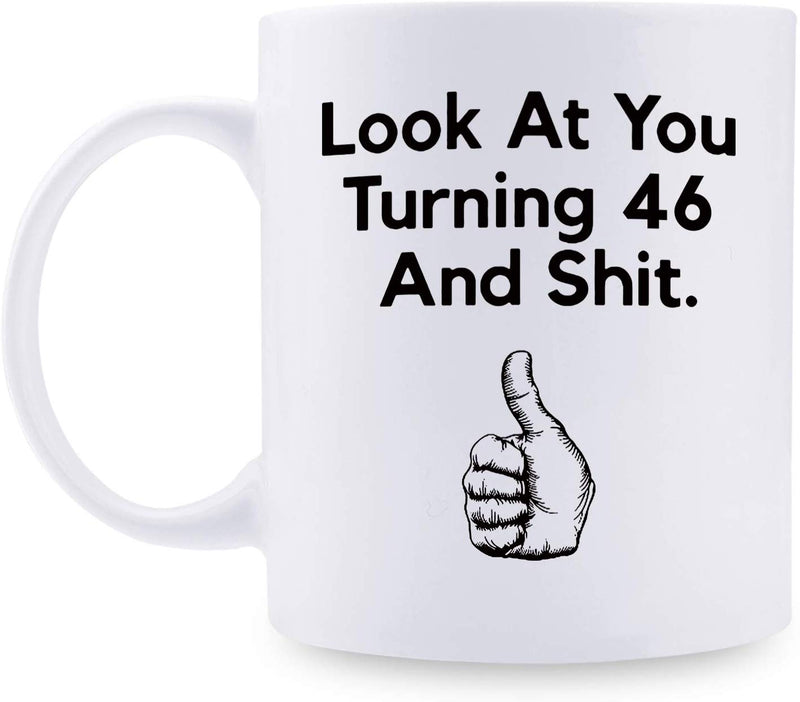 46th Birthday Gifts for Men - 1973 Birthday Gifts for Men, 46 Years Old Birthday Gifts Coffee Mug for Dad, Husband, Friend, Brother, Him, Colleague, Coworker - 11oz