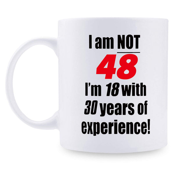 48th Birthday Gifts for Women - 1971 Birthday Gifts for Women, 48 Years Old Birthday Gifts Coffee Mug for Mom, Wife, Friend, Sister, Her, Colleague, Coworker - 11oz