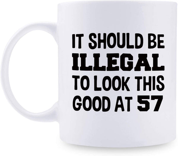 57th Birthday Gifts for Men - 1962 Birthday Gifts for Men, 57 Years Old Birthday Gifts Coffee Mug for Dad, Husband, Friend, Brother, Him, Colleague, Coworker - 11oz