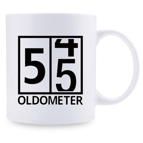 55th Birthday Gifts for Women - 1964 Birthday Gifts for Women, 55 Years Old Birthday Gifts Coffee Mug for Mom, Wife, Friend, Sister, Her, Colleague, Coworker, Oldometer Mug - 11oz