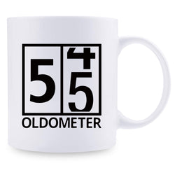 55th Birthday Gifts for Men - 1964 Birthday Gifts for Men, 55 Years Old Birthday Gifts Coffee Mug for Dad, Husband, Friend, Brother, Him, Colleague, Coworker, Oldometer Mug- 11oz