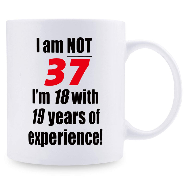 37th Birthday Gifts for Women - 1982 Birthday Gifts for Women, 37 Years Old Birthday Gifts Coffee Mug for Mom, Wife, Friend, Sister, Her, Colleague, Coworker - 11oz