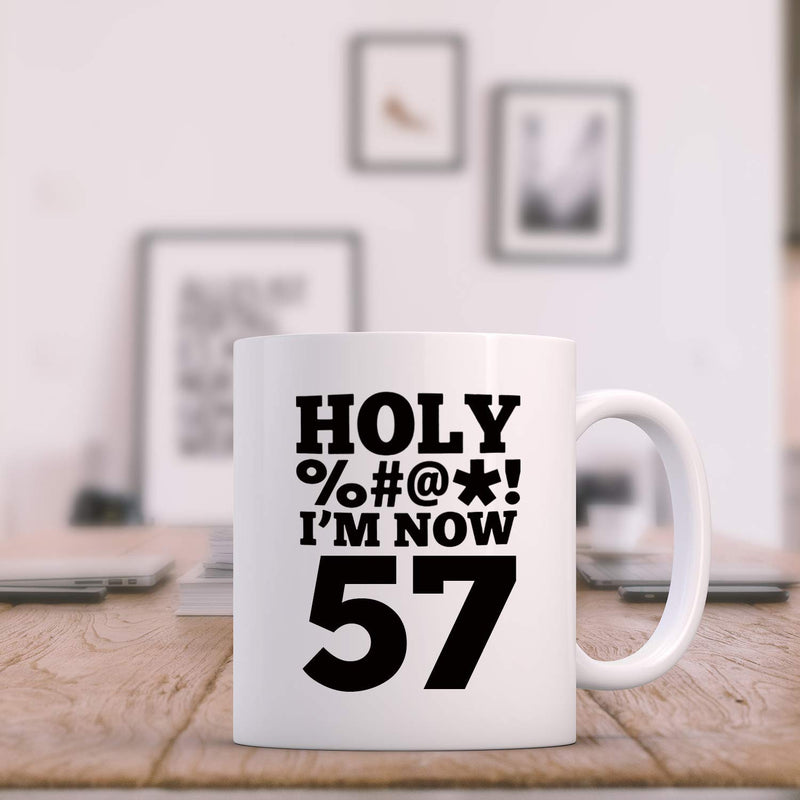 57th Birthday Gifts for Women - 1962 Birthday Gifts for Women, 57 Years Old Birthday Gifts Coffee Mug for Mom, Wife, Friend, Sister, Her, Colleague, Coworker, HOLY MUG - 11oz