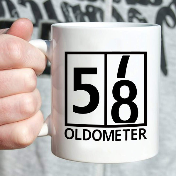 58th Birthday Gifts for Men - 1961 Birthday Gifts for Men, 58 Years Old Birthday Gifts Coffee Mug for Dad, Husband, Friend, Brother, Him, Colleague, Coworker, Oldometer Mug - 11oz