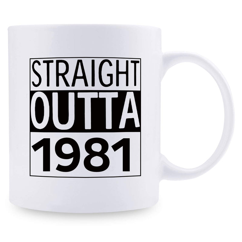 38th Birthday Gifts for Women - 1981 Birthday Gifts for Women, 38 Years Old Birthday Gifts Coffee Mug for Mom, Wife, Friend, Sister, Her, Colleague, Coworker - 11oz