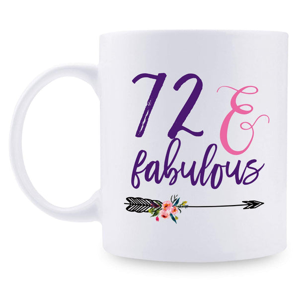 72nd Birthday Gifts for Men - 1947 Birthday Gifts for Men, 72 Years Old Birthday Gifts Coffee Mug for Dad, Husband, Friend, Brother, Him, Colleague, Coworker - 11oz