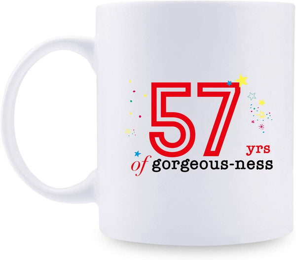 57th Birthday Gifts for Men - 1962 Birthday Gifts for Men, 57 Years Old Birthday Gifts Coffee Mug for Dad, Husband, Friend, Brother, Him, Colleague, Coworker - 11oz