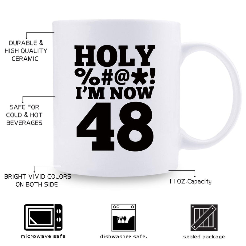 48th Birthday Gifts for Men - 1971 Birthday Gifts for Men, 48 Years Old Birthday Gifts Coffee Mug for Dad, Husband, Friend, Brother, Him, Colleague, Coworker, HOLY MUG - 11oz