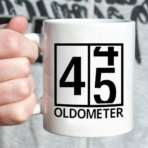 45th Birthday Gifts for Men - 1974 Birthday Gifts for Men, 45 Years Old Birthday Gifts Coffee Mug for Dad, Husband, Friend, Brother, Him, Colleague, Coworker, Oldometer Mug - 11oz