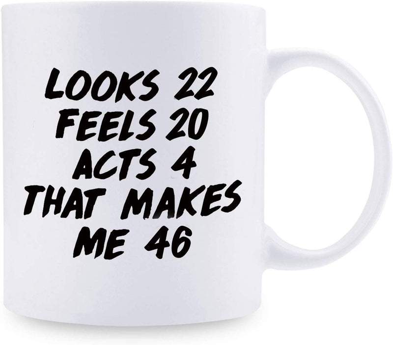 46th Birthday Gifts for Men - 1973 Birthday Gifts for Men, 46 Years Old Birthday Gifts Coffee Mug for Dad, Husband, Friend, Brother, Him, Colleague, Coworker - 11oz