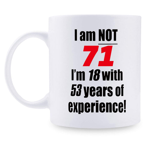 71st Birthday Gifts for Men - 1948 Birthday Gifts for Men, 71 Years Old Birthday Gifts Coffee Mug for Dad, Husband, Friend, Brother, Him, Colleague, Coworker - 11oz