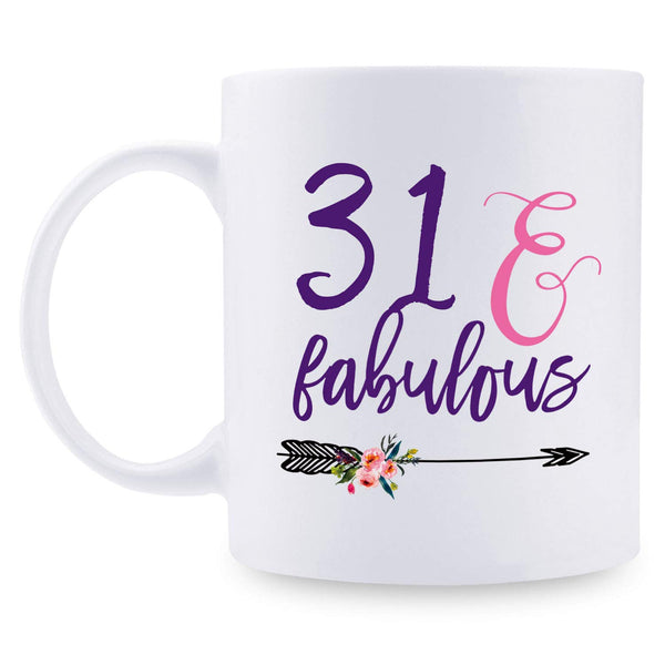 31st Birthday Gifts for Women - 1988 Birthday Gifts for Women, 31 Years Old Birthday Gifts Coffee Mug for Mom, Wife, Friend, Sister, Her, Colleague, Coworker - 11oz