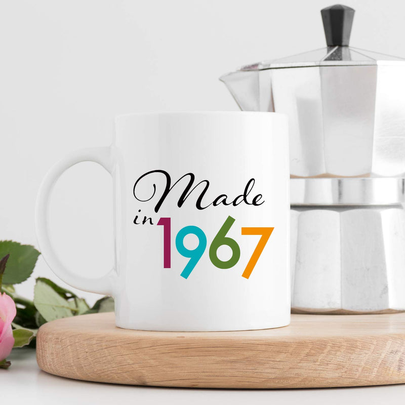 52nd Birthday Gifts for Men - 1967 Birthday Gifts for Men, 52 Years Old Birthday Gifts Coffee Mug for Dad, Husband, Friend, Brother, Him, Colleague, Coworker - 11oz