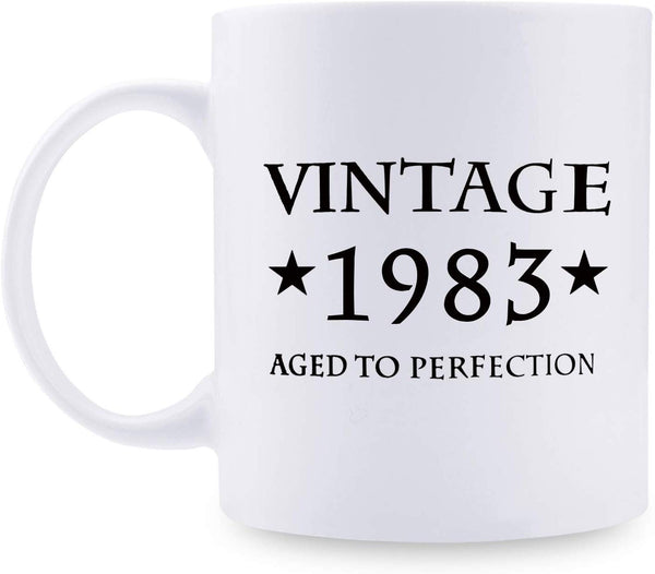 36th Birthday Gifts for Women - 1983 Birthday Gifts for Women, 36 Years Old Birthday Gifts Coffee Mug for Mom, Wife, Friend, Sister, Her, Colleague, Coworker - 11oz